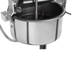 Professionelle, effiziente und einstellbare Popcornmaschine, 230 V, 1,6 kW, schwarz