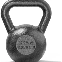 Proiron Kettlebell Gusseisen 4kg 8kg 12kg 16kg 20kg 24kg Schwarz
