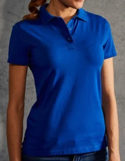 Promodoro Women´s Jersey Polo Knopfleiste mit 3 Knöpfen S - 3XL E4025