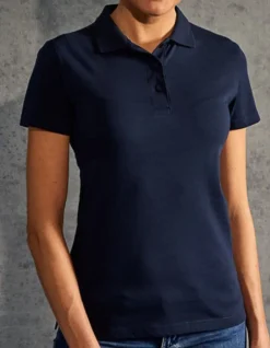 Promodoro Women´s Jersey Polo Knopfleiste mit 3 Knöpfen S - 3XL E4025