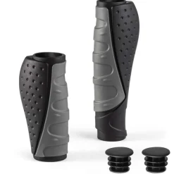 PRUNUS Fahrradgriffe Ergonomisch Lang Kurz für Drehgriffschaltung, 22mm