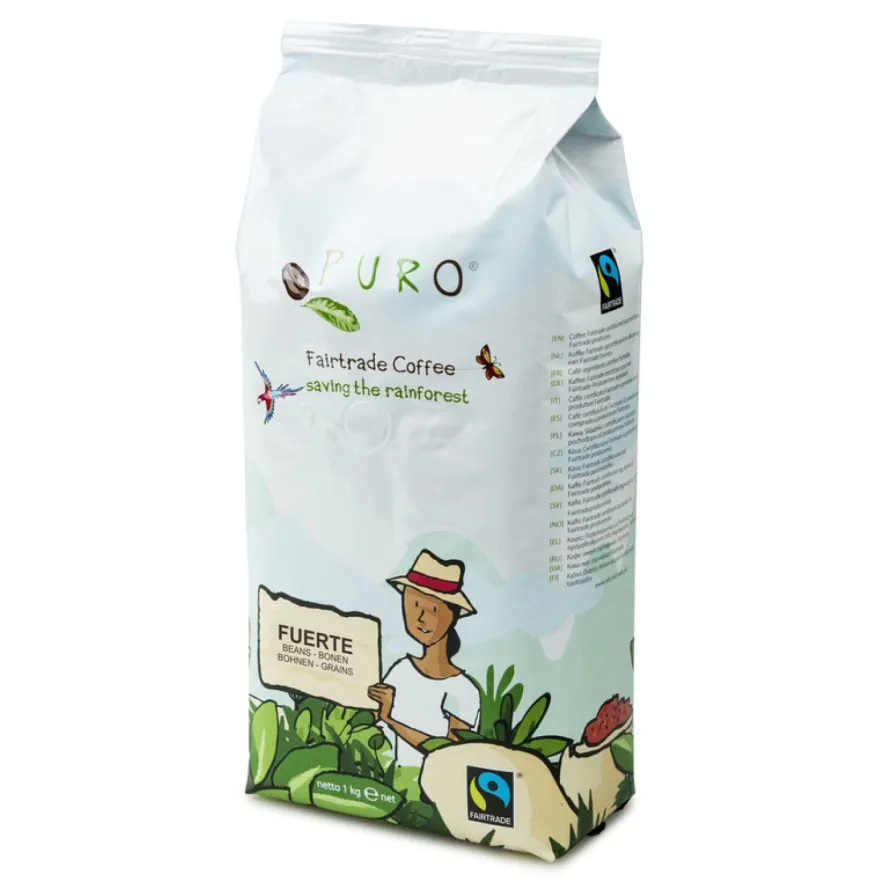 Puro Fuerte Espresso 1kg Ganze Bohne, Fairtrade