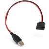 P52 USB Stecker auf SATA Kabel 15pin Adapter Stromkabel PC USB SATA Adapter 30cm