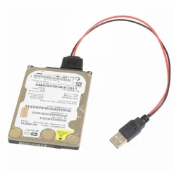 P52 USB Stecker auf SATA Kabel 15pin Adapter Stromkabel PC USB SATA Adapter 30cm