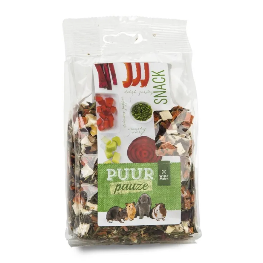 Puur Pauze Kräuter und Gemüse Leckerli für Kaninchen 8 x 100 g