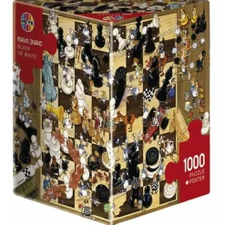 Puzzle da 1000 Pezzi Triangolare - Black or White, Degano