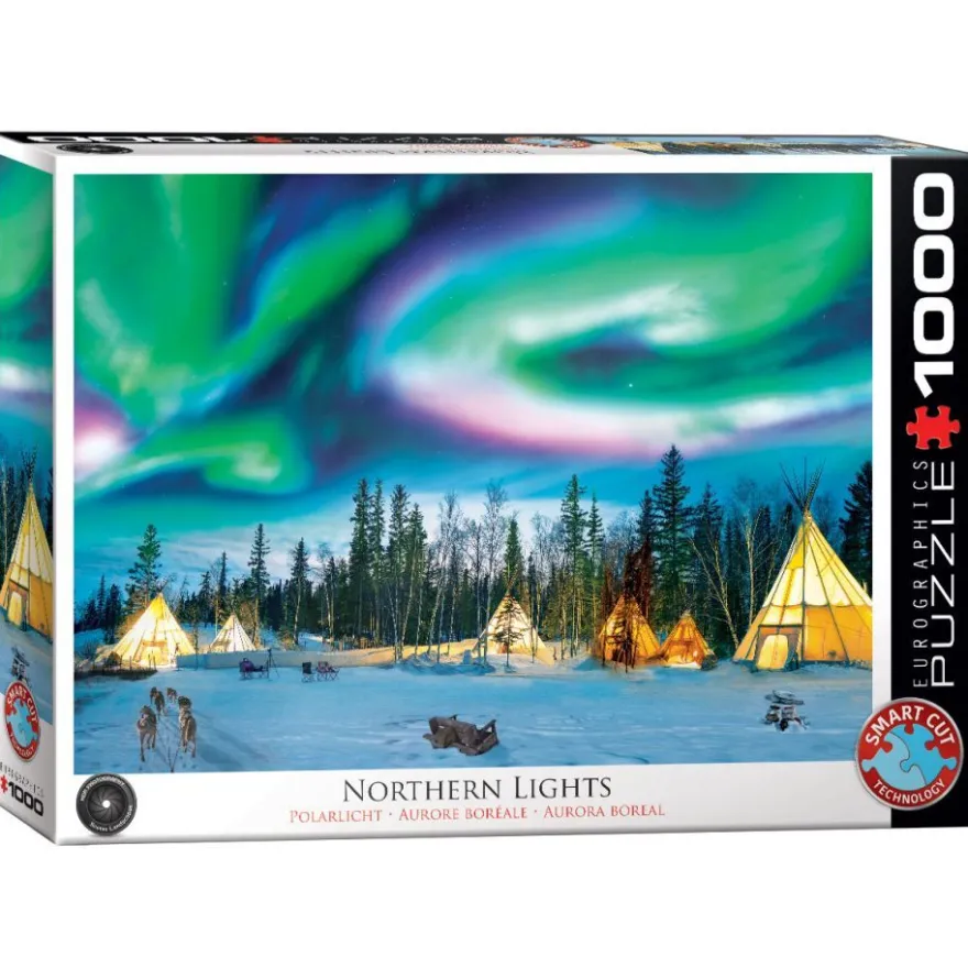Puzzle - Nordlicht - Yellowknife - 1000 Teile
