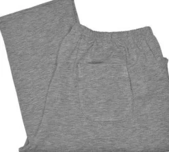 Pyjama AUDEN Viskose Elasthan mit Spitze grau melange champ Gr 36-42