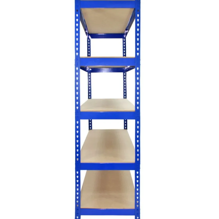 Q-Rax Lagerregal Garagenregal Werkstattregal Stahlregal Kellerregal 120cm B Blau