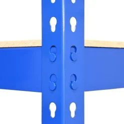 Q-Rax Lagerregal Garagenregal Werkstattregal Stahlregal Kellerregal 120cm B Blau