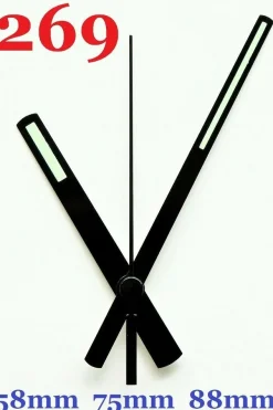 Quarz Uhrwerk lautlos geräuschlos fluoreszierende Leuchtende Zeiger set TOP #1
