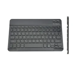 QWERTZ Bluetooth-Tastatur beleuchtet Keyboard für iPad Android & Windows Tablets
