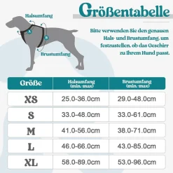 rabbitgoo Anti Zug Hundegeschirr L Dunkelgrün - Kein Ziehen, Sichere Führung