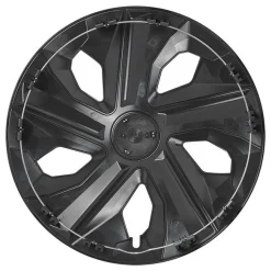 Radblenden-Set Moon Ring Carbon Schwarz 14 Zoll 4 Stück im Displaykarton