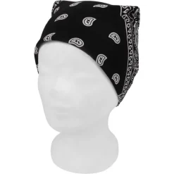 rainbow Bandana Kopftuch Paisley schwarz