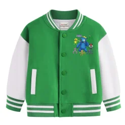 Rainbow Friends Baseballjacke Kinder Preppy Jacke Blue Green Red Sportjacke Mantel