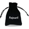 Rajnard 316L Chirurgenstahl Nasenpiercing Set 20G 8mm 7mm Silber/Gold L-Form