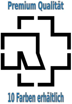 Rammstein Logo Aufkleber Auto Bike Glas Tuning Styling 1
