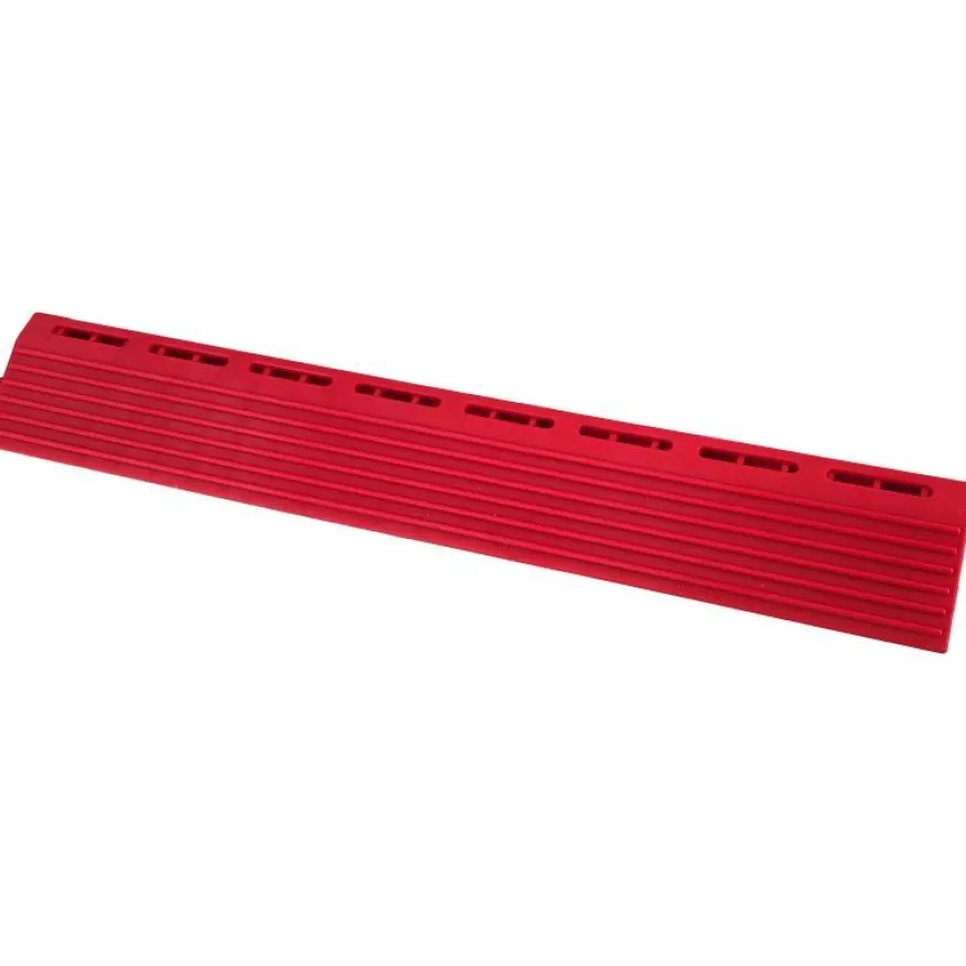 Ramroxx Performance Bodenfliesen Garagenboden Floor Seitenteil Rampe Rot Typ B