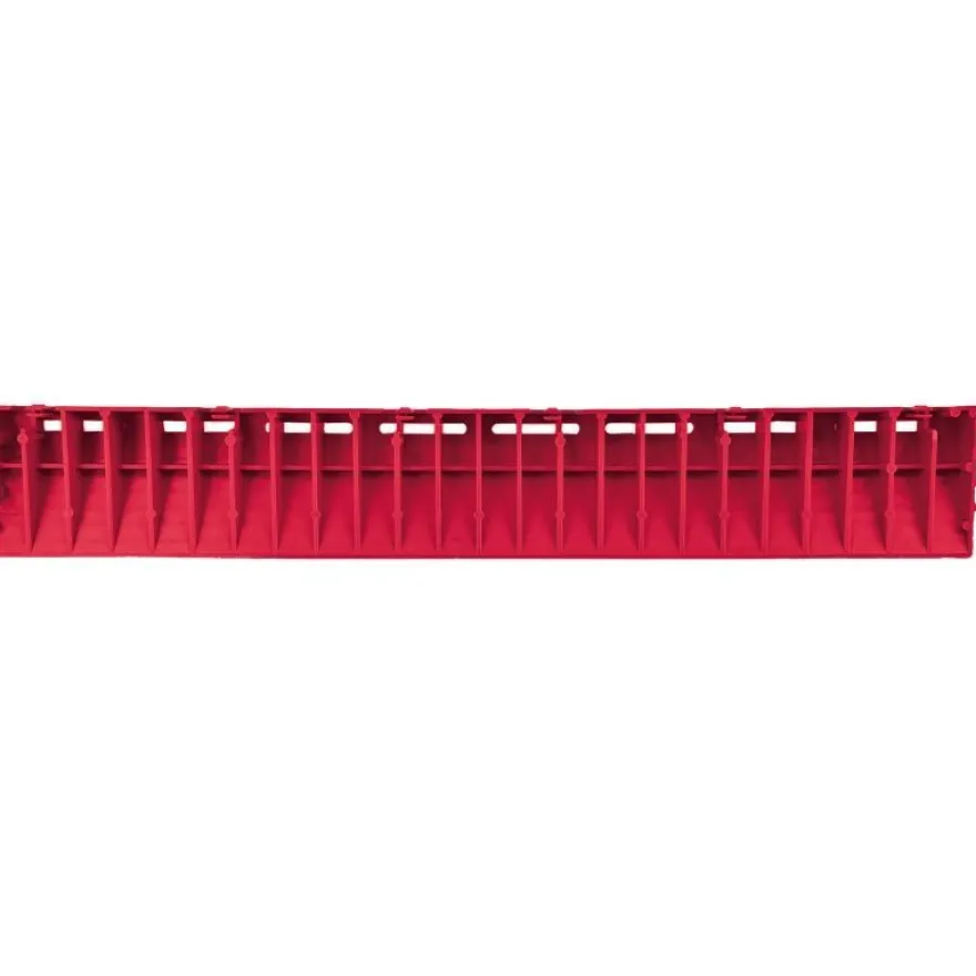 Ramroxx Performance Bodenfliesen Garagenboden Floor Seitenteil Rampe Rot Typ B