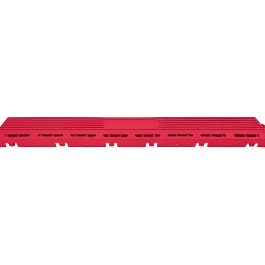 Ramroxx Performance Bodenfliesen Garagenboden Floor Seitenteil Rampe Rot Typ B