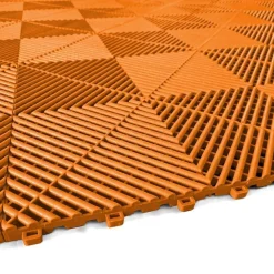 Ramroxx Performance Bodenfliese Garagenboden Floor Orange 40x40cm