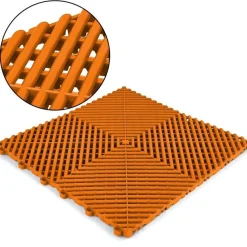 Ramroxx Performance Bodenfliese Garagenboden Floor Orange 40x40cm