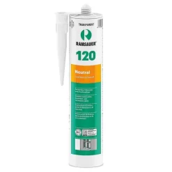Ramsauer 120 Neutral Silikon ockerbraun Fugen Dichtstoff Dichtmasse 310ml Kartus