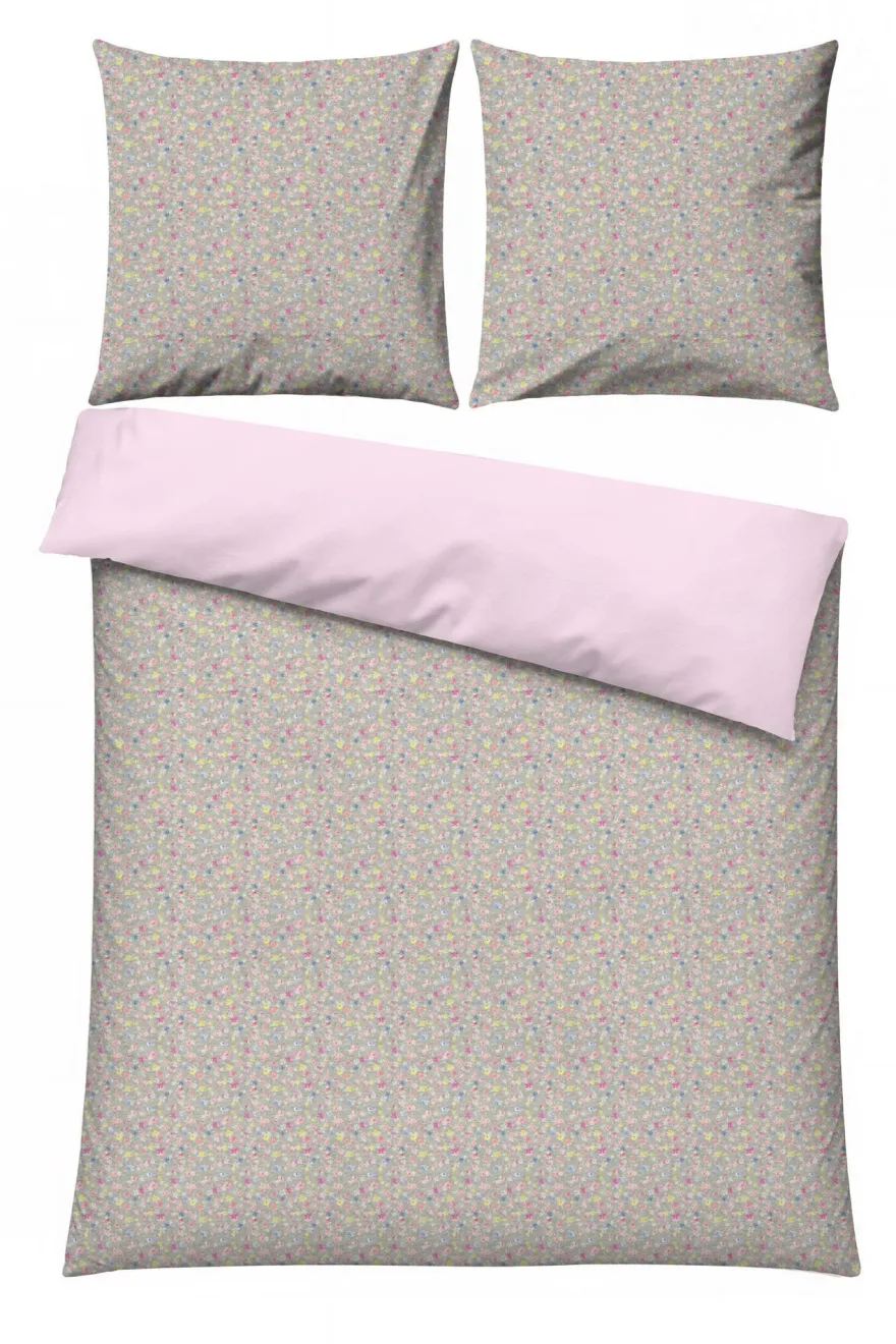 Ranforce Bettwäsche Set 155x220 / 200x200 cm - 100% Baumwolle, weich & atmungsaktiv,
