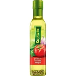 Rapsöl mit Tomaten Knoblauch & Basilikum 250ml - Gewürzöl Würzöl - Öl Kujawski