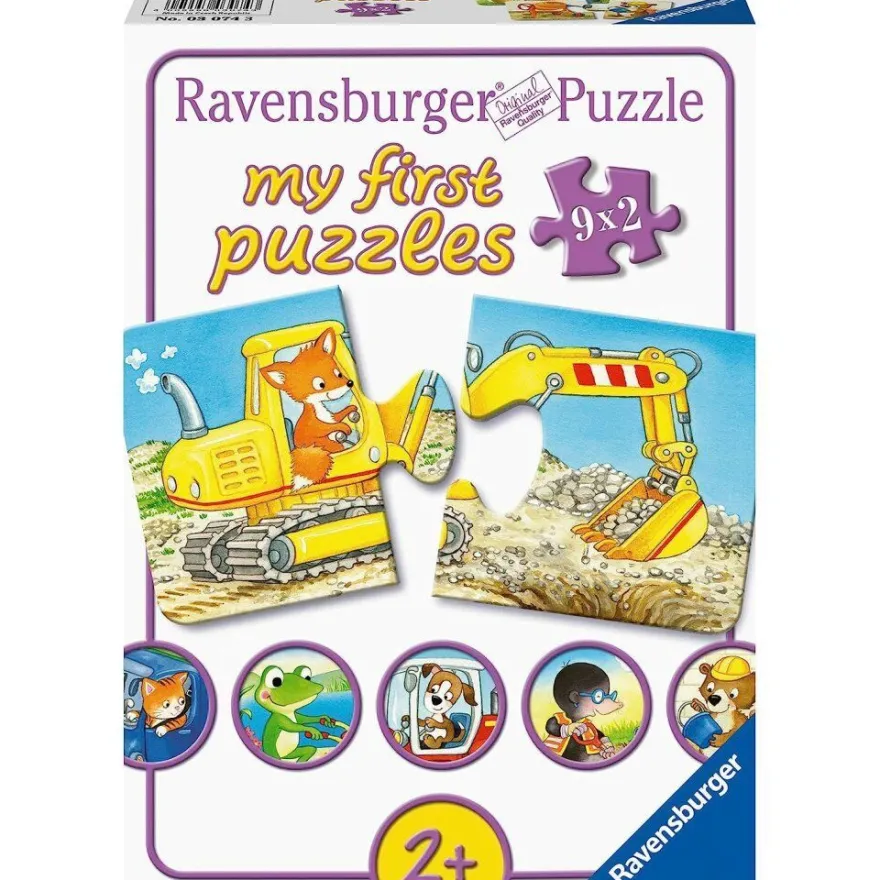 Ravensburger Puzzle Animals In Construction