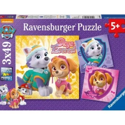 Ravensburger Ravensburger 08008 Puzzle: Bezaubernde Hundemädchen 3x49 Teile