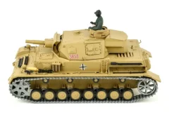 RC Panzer „Kampfwagen IV Ausf. F-1“ Heng Long 1:16 Grau mit R&S+Metallgetriebe+Metall