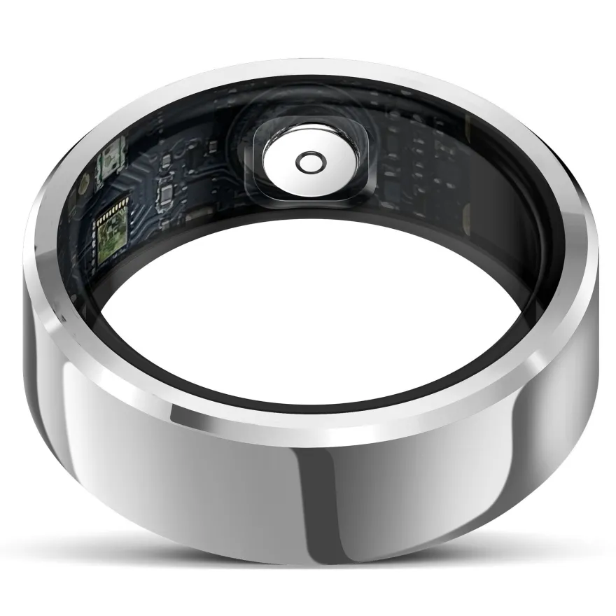 React Smart Ring Hell, Silber - 9