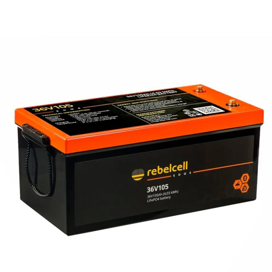 Rebelcell LiFePO4 Batterie 36V105 EDGE 3,8 kWh 36V 105Ah Sawesto