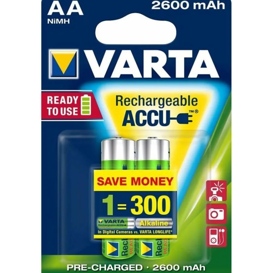Recharge Accu Power AA (2 Stück, AA)