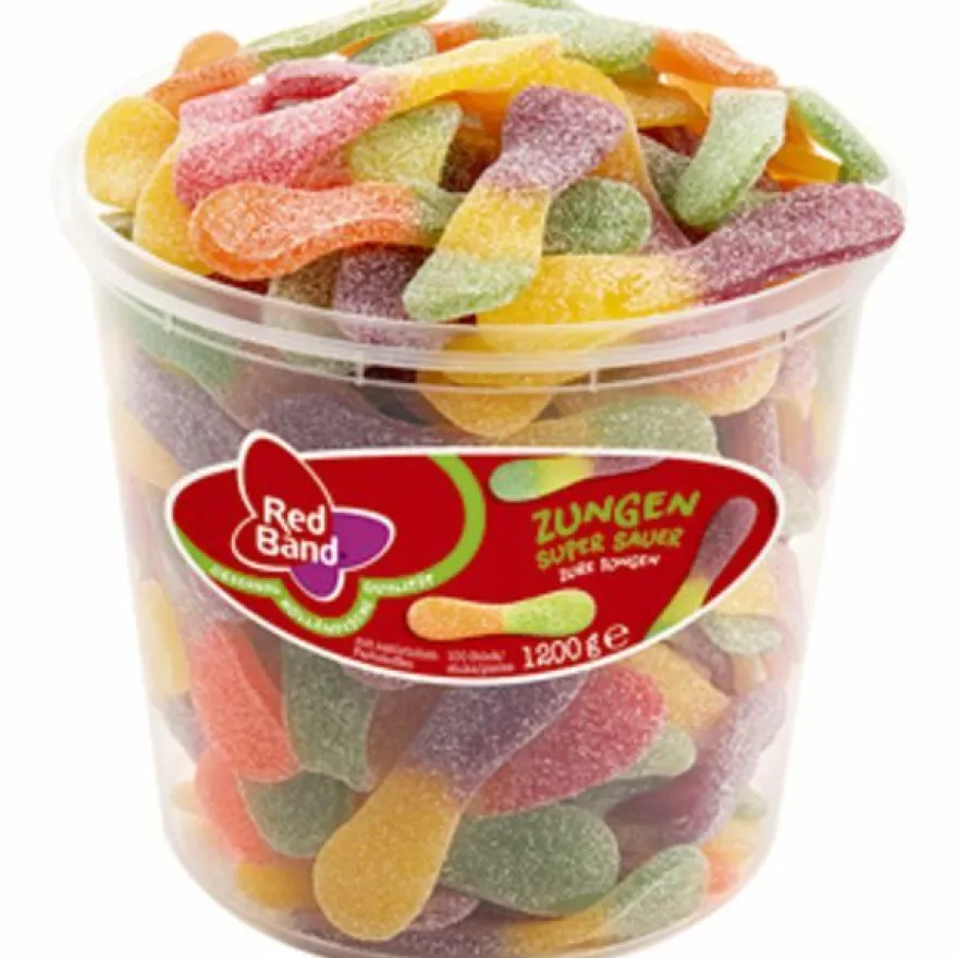 Red Band Zungen super sauer, Fruchtgummi, 1x100 Stück