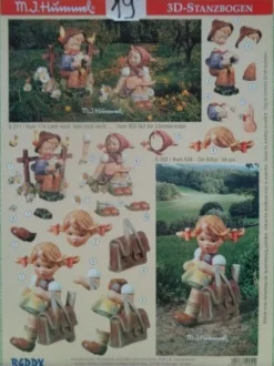 Reddy Kreativ Cards M J Hummel 3D Bogen Kinder Schule spielen....