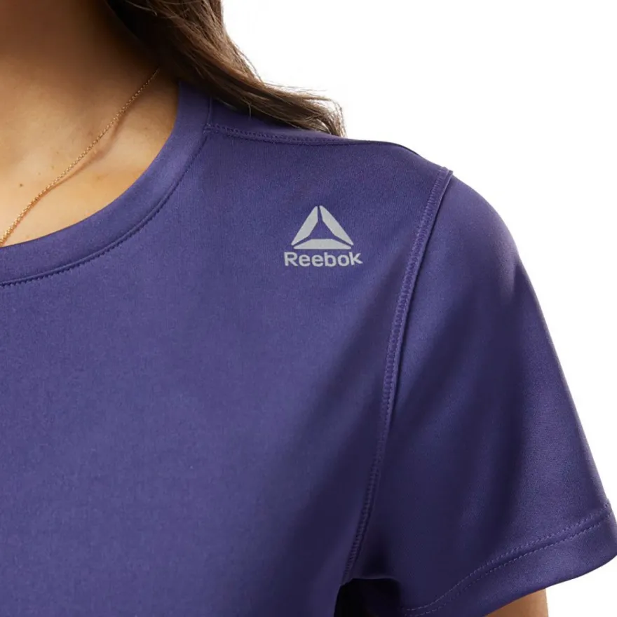 Reebok Womens Running Shirt ss purple - EC2942