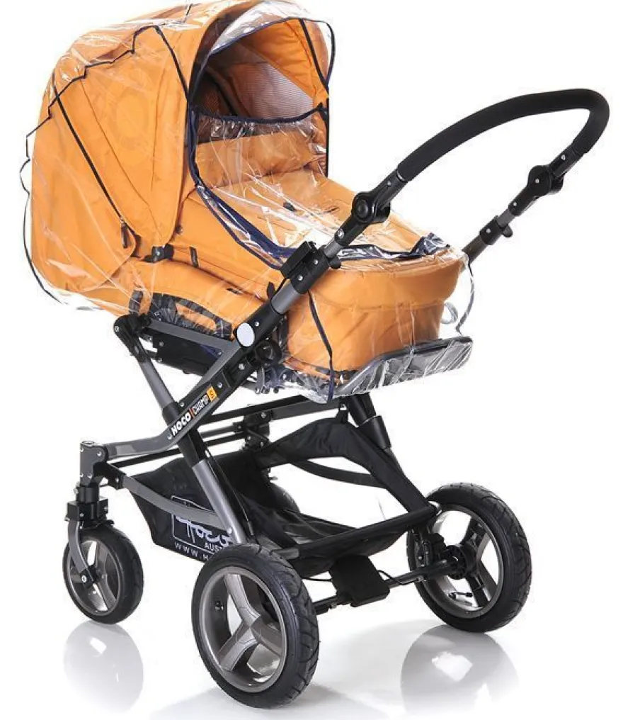 reer Regenschutz für Kinderwagen mit Reissverschluss
