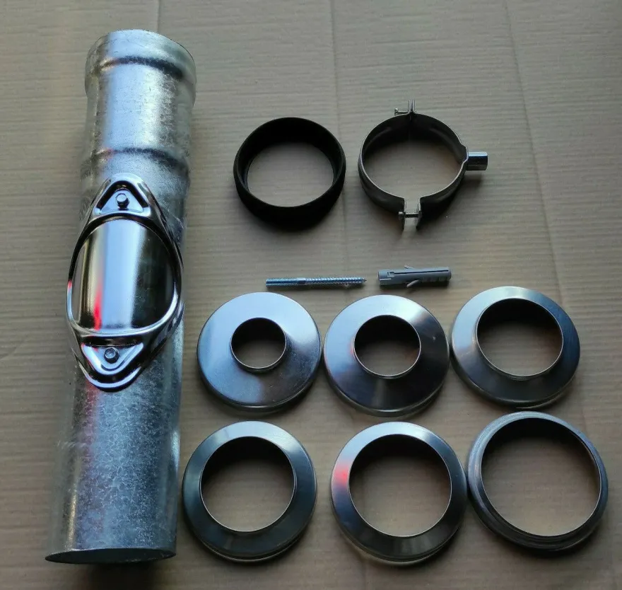 Regenstandrohr Ø100 Standrohr Fallrohr verzinkt + Reinigung 100x500mm