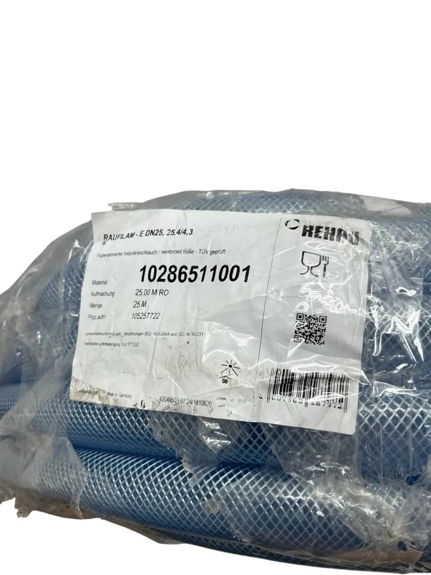 REHAU PVC-Schlauch Raufilam-e ID 25,4mm AD 34mm