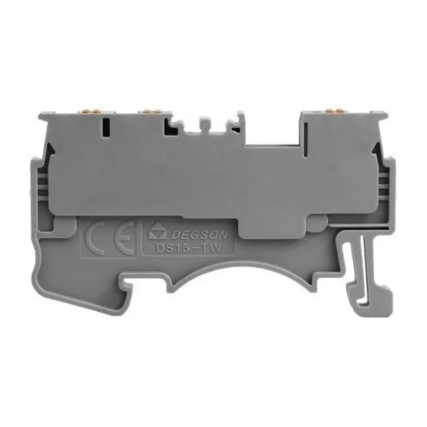 Reihenklemme 1.5mm2 3 Leiter Durchgangsklemme 1P Grau Klemblöcke 3916