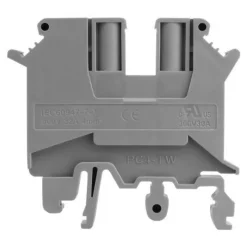 Reihenklemme 4mm2 3 Leiter PE Klemme Durchgangsklemme Grau UL 3466