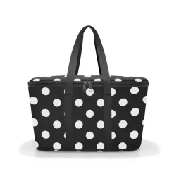 reisenthel coolerbag dots white UH7073 schwarz Punkte 20L Kühltasche