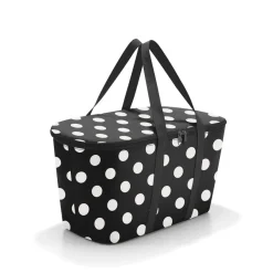 reisenthel coolerbag dots white UH7073 schwarz Punkte 20L Kühltasche