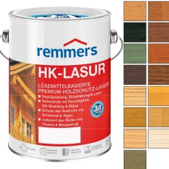 Remmers HK-Lasur Dünnschichtlasur Holzschutz-Lasur 2.5L Farbwahl