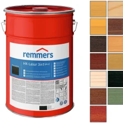Remmers HK-LASUR 3in1 PLUS 20 LTR Holzschutzlasur Holzlasur Farbwahl
