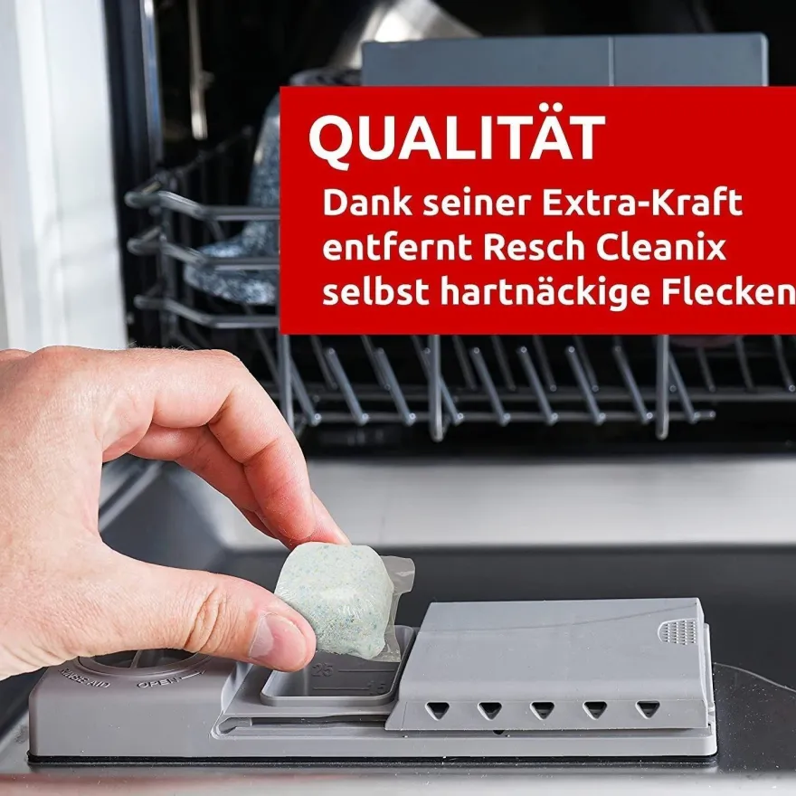 RESCH Cleanix 1500 St 30kg Spülmaschinentabs 12in1 ohne Folie Geschirrtabs Tabs