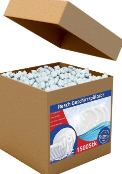 RESCH Cleanix 1500 St 30kg Spülmaschinentabs 12in1 ohne Folie Geschirrtabs Tabs